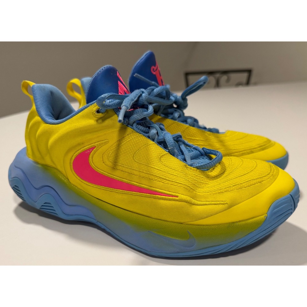 Nike Giannis Immortality 4 GS Yellow Blue Pink FZ6734-700 Kids Size 5Y